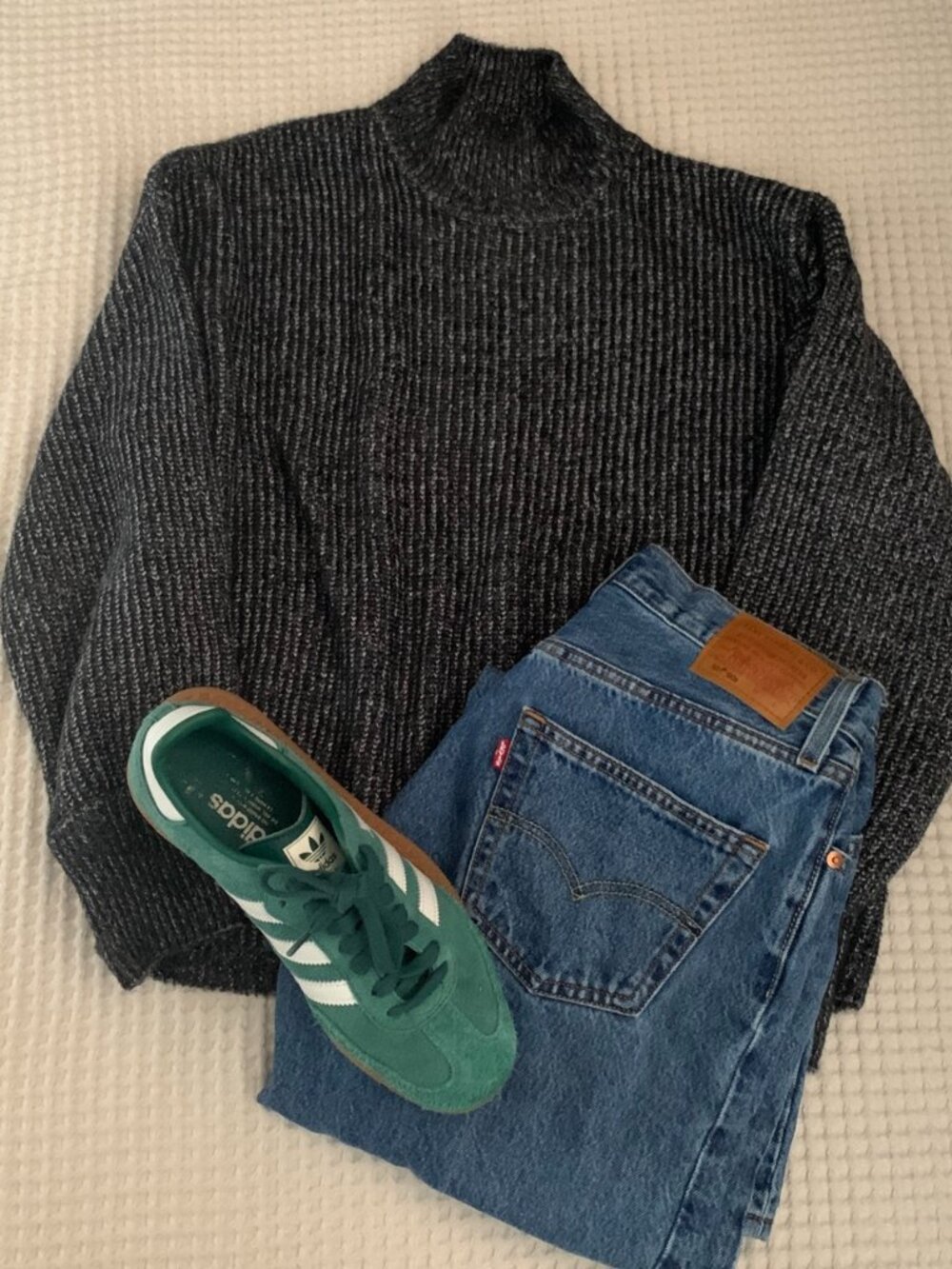 philosophy Women's Grey and Black Sweater